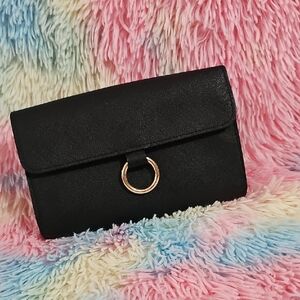 STEVE MADDEN Crossbody/belt Bag Black W Gold Accent